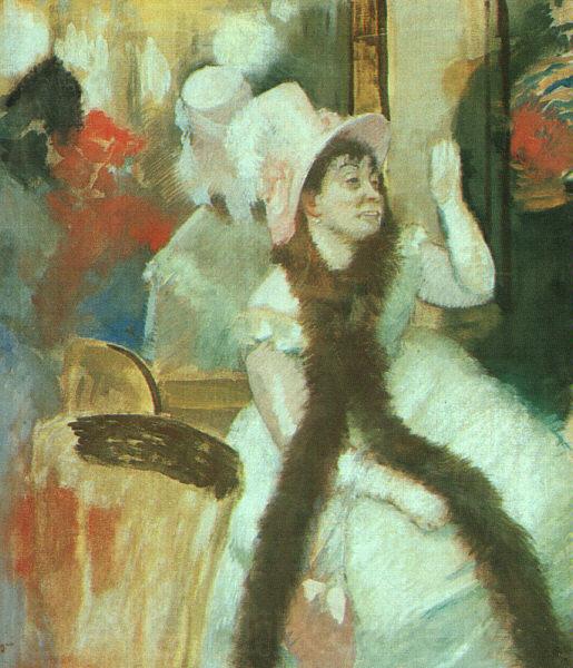 Edgar Degas Portrait after a Costume Ball Spain oil painting art
